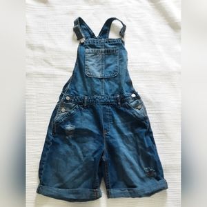 Girls gap denim overalls size XXL Very Y2K